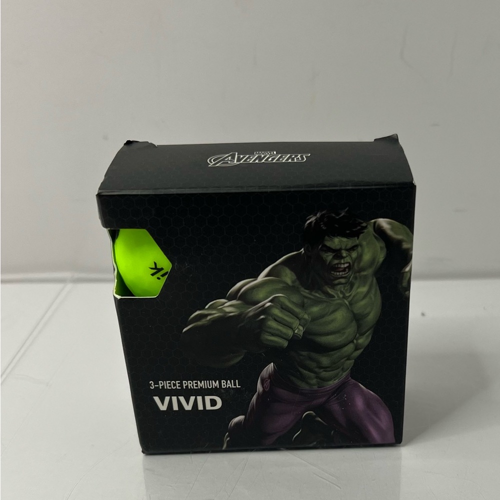 Volvik Vivid Marvel Hulk Golf Balls 4 Pack Green The Avengers New In Box